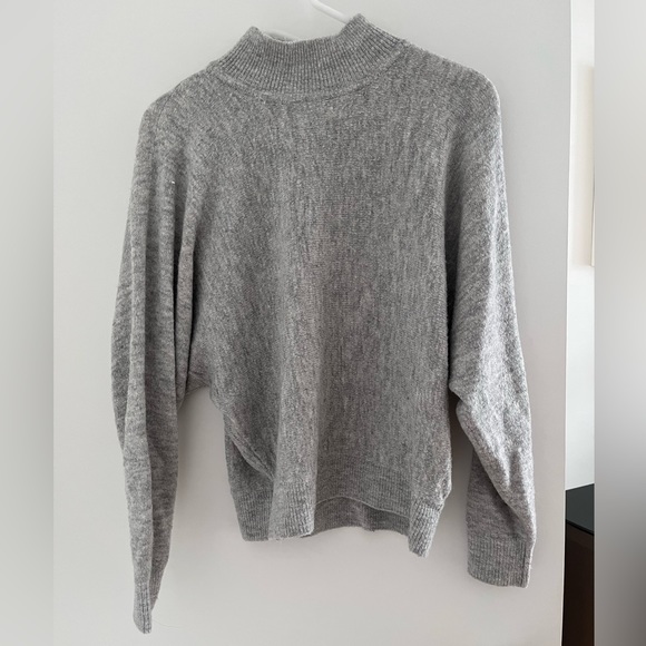 h&m mock neck bat-sleeve sweater - Picture 2 of 4